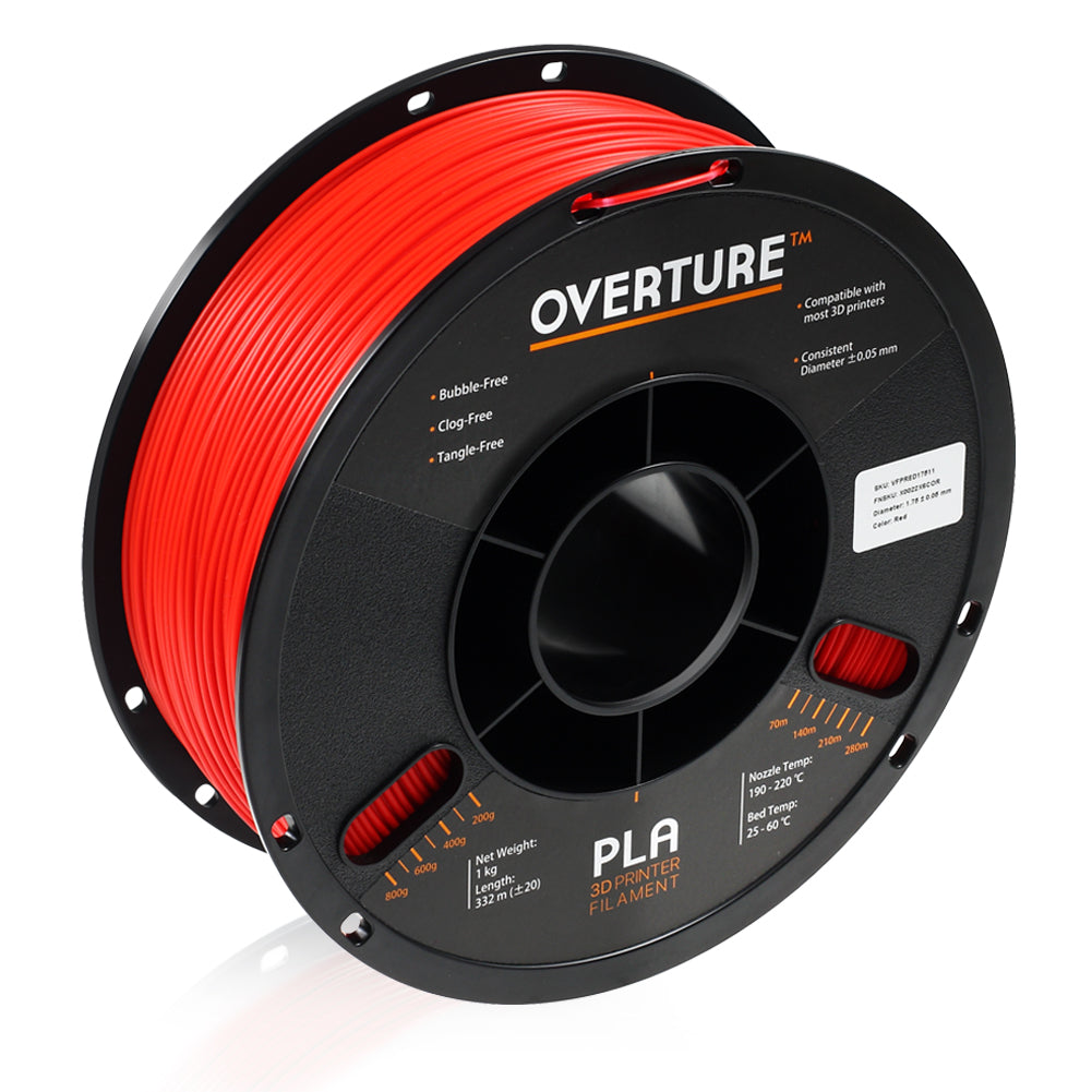 Overture PLA Filament 1.75mm