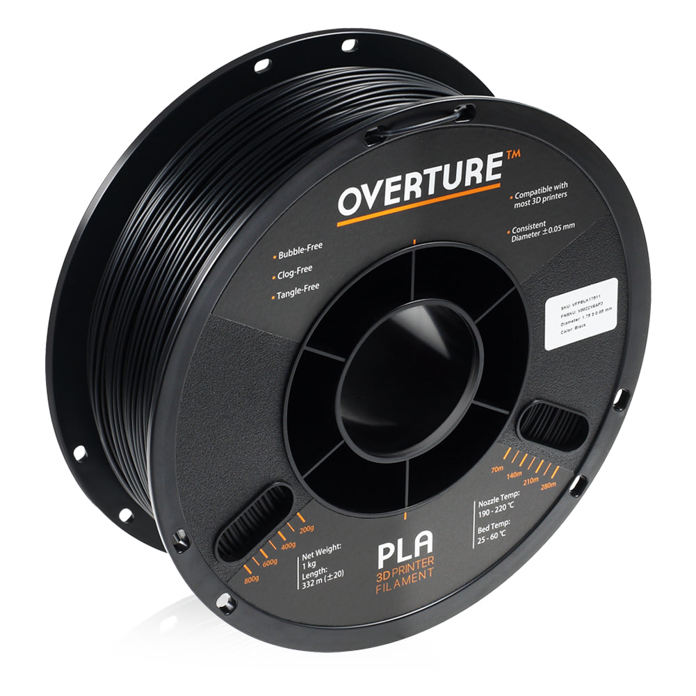 Overture PLA Filament 1.75mm